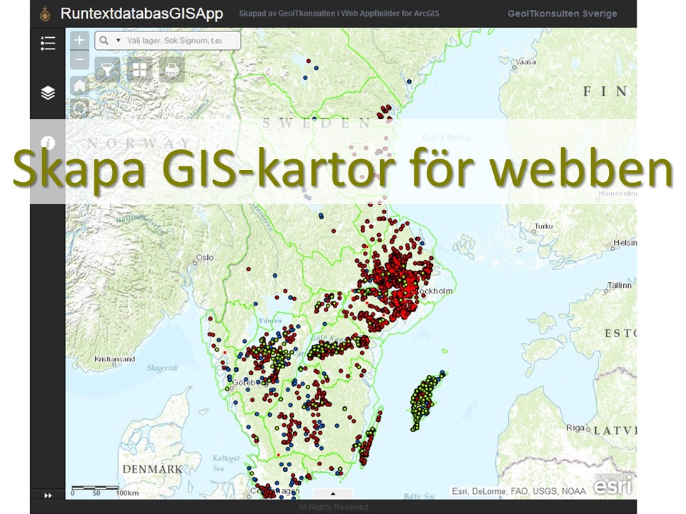 GIS-kartor på webben och i appar – GeoITkonsulten Sverige, Helen Grenler